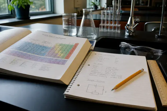 Les symboles essentiels en physique-chimie forment un langage