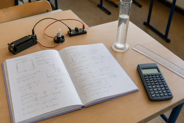 La physique-Chimie en 3ème se prépare avec quatre repères
